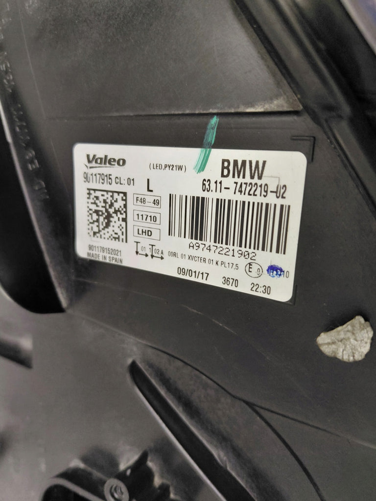 Frontscheinwerfer BMW X1 F48 7472219-02 Full LED Links Scheinwerfer Headlight SCH8978500155ae