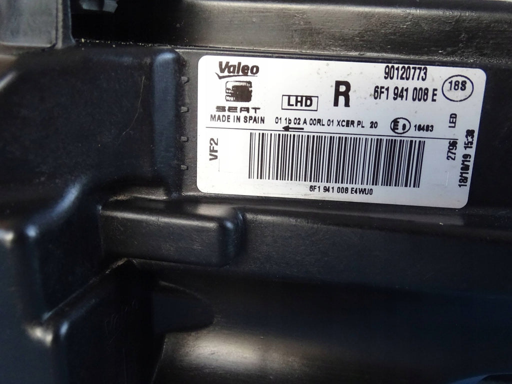 Frontscheinwerfer Seat Ibiza Arona 6F1941008E Rechts Scheinwerfer Headlight SCH7190661239mo