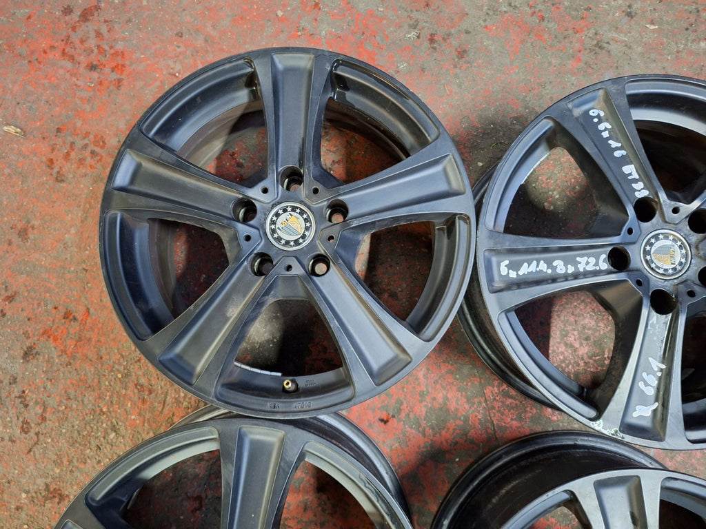 4x Alufelge 16 Zoll 6.5" 5x114.3 38ET Glanz SPT656-5L Kia I W Corolla Avensis FEL1465665963mt