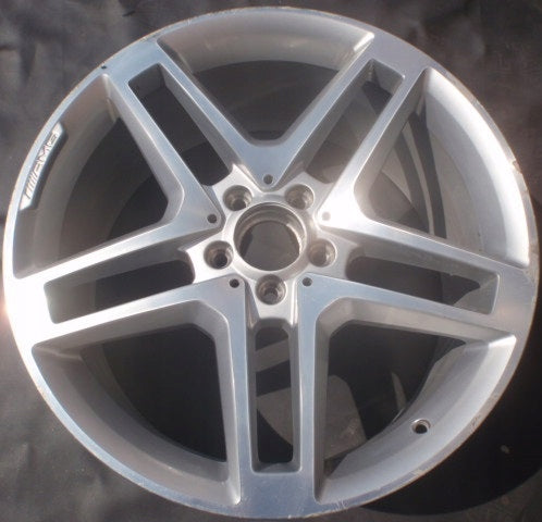 1x Alufelge 20 Zoll 9.5" 5x112 57ET Glanz Silber A2044016702 Mercedes-Benz FEL7725232094st