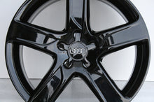 Laden Sie das Bild in den Galerie-Viewer, 4x Alufelge 18 Zoll 8.0&quot; 5x112 41ET Glanz Schwarz 4G9601025E Audi A6 Allroad