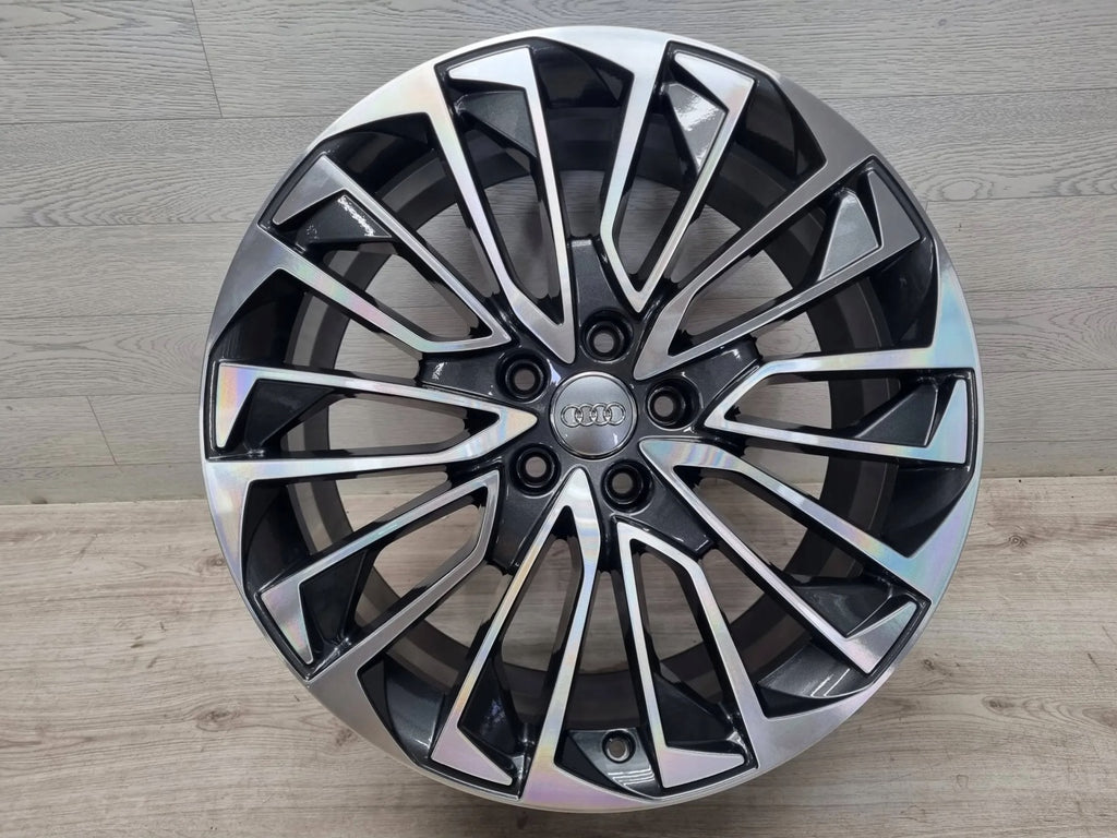 4x Alufelge 19 Zoll 8.5" 5x112 40ET Glanz Graphit 4K0601025 Audi A6 Mg Rim Wheel FEL1958717393kx