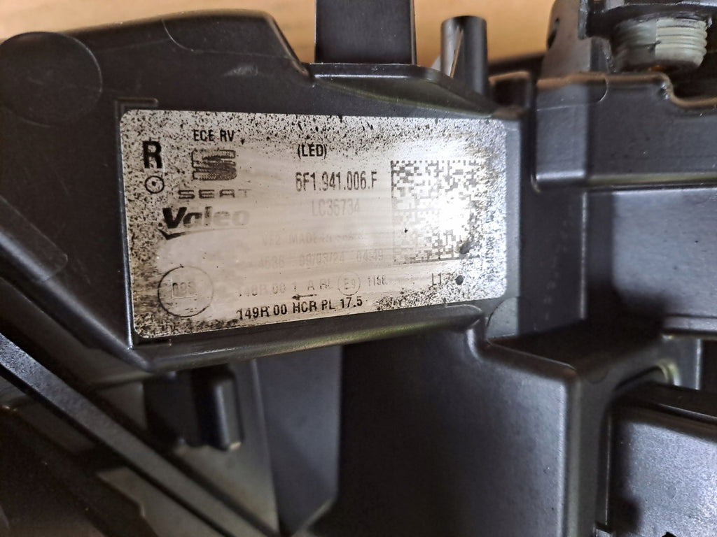 Frontscheinwerfer Seat Ibiza I V 6F1941006F Rechts Scheinwerfer Headlight SCH5152021814xa