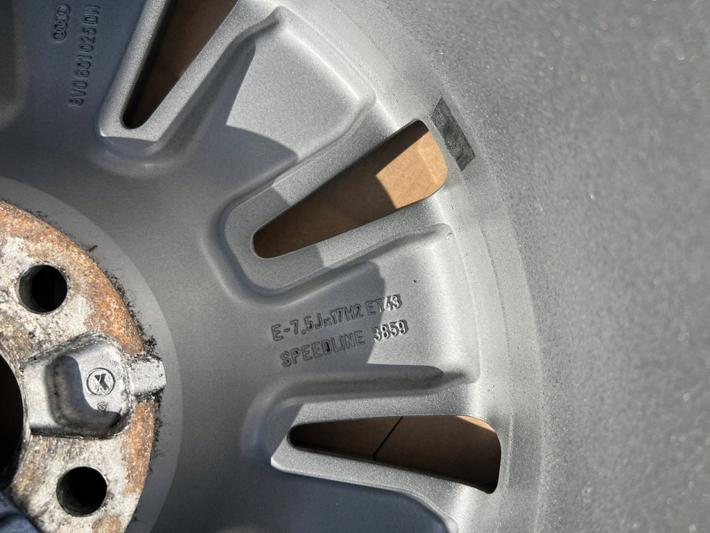 1x Alufelge 17 Zoll 7.5" 5x112 43ET 8V0601025DN Audi Rim Wheel