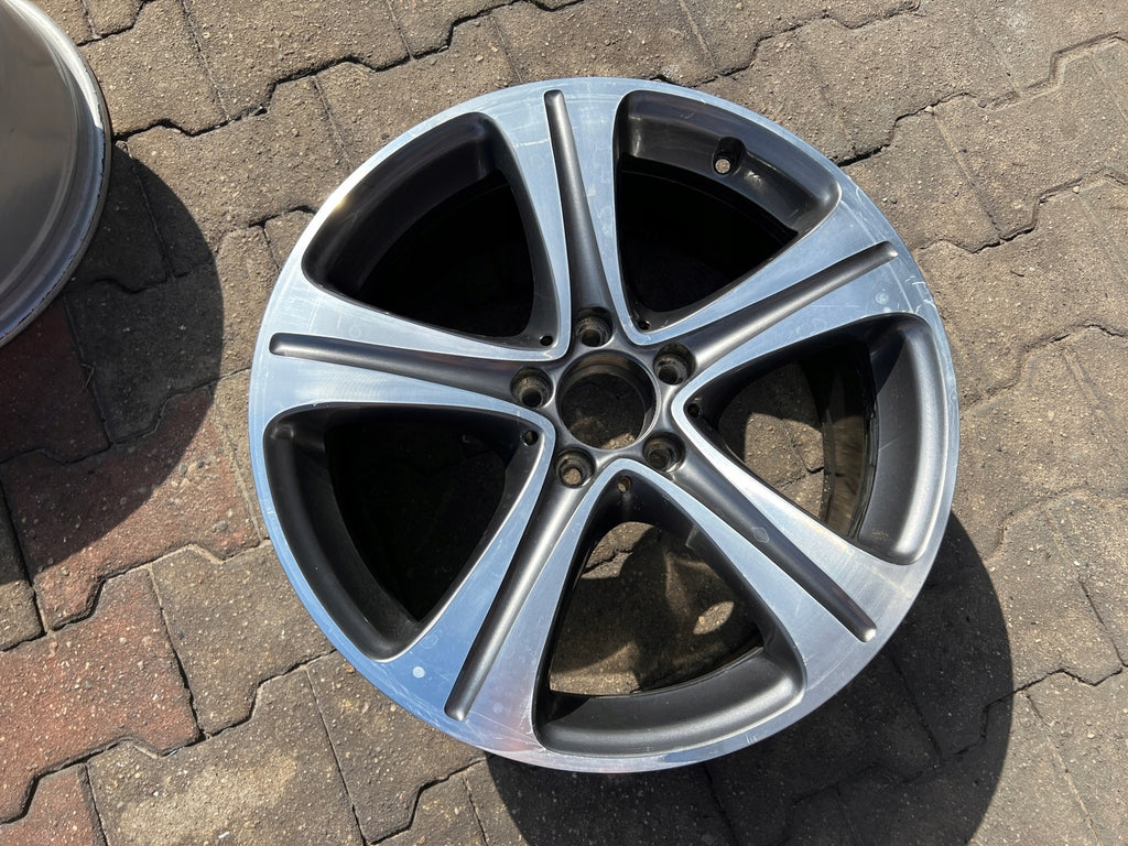 1x Alufelge 18 Zoll 8.0" 5x112 43ET Glanz A2134011400 Mercedes-Benz W213