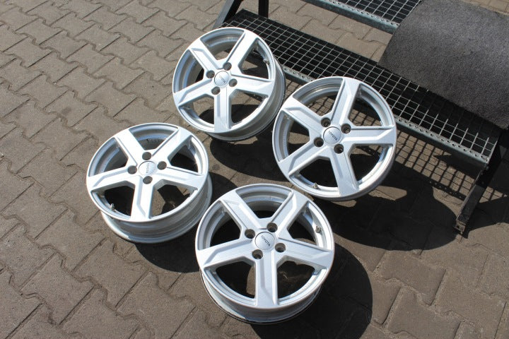 4x Alufelge 15 Zoll 5.0" 4x100 39ET KBA-51606- Toyota Yaris Rim Wheel FEL9398380680jh