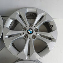Laden Sie das Bild in den Galerie-Viewer, 4x Alufelge 17 Zoll 7.5" 5x112 52ET Glanz Silber 6856065 BMW X1 F48 Rim Wheel FEL3367984874tv