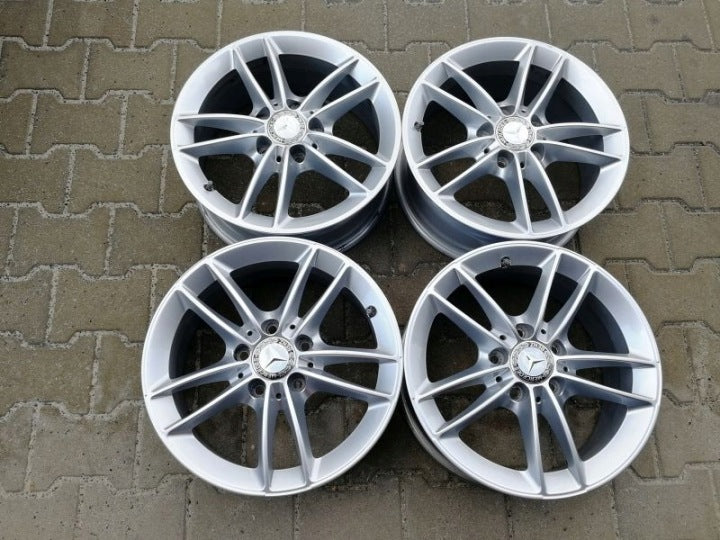 4x Alufelge 16 Zoll 6.5" 5x112 44ET A1774010100 Mercedes-Benz Cla Slc Rim Wheel FEL3983197543jk