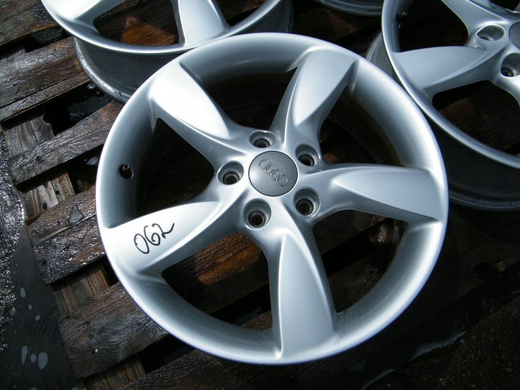 4x Alufelge 17 Zoll 6.0" 5x112 48ET Glanz Silber 8T0601025B Audi A3 Rim Wheel FEL4241775872tg