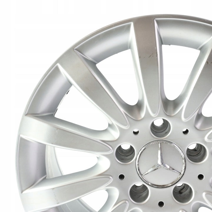 1x Alufelge 16 Zoll 7.5" 5x112 42ET Glanz Silber A2114015702 Mercedes-Benz W211 FEL4484355216rs