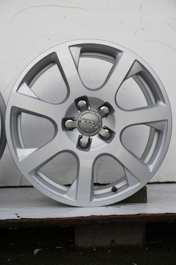 4x Alufelge 17 Zoll 7.0" 5x112 37ET Glanz Silber 8R0601025 Audi Rim Wheel FEL9468456430al