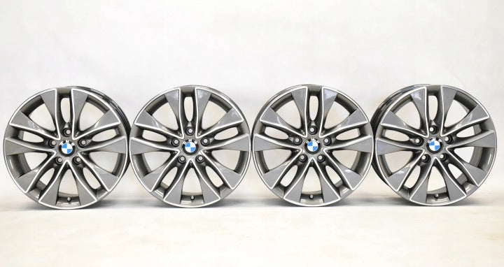 4x Alufelge 17 Zoll 7.5" 5x120 43ET Glanz Graphit 6850152 BMW 2 F22 1 F21 F20 Mg FEL8091719187jq