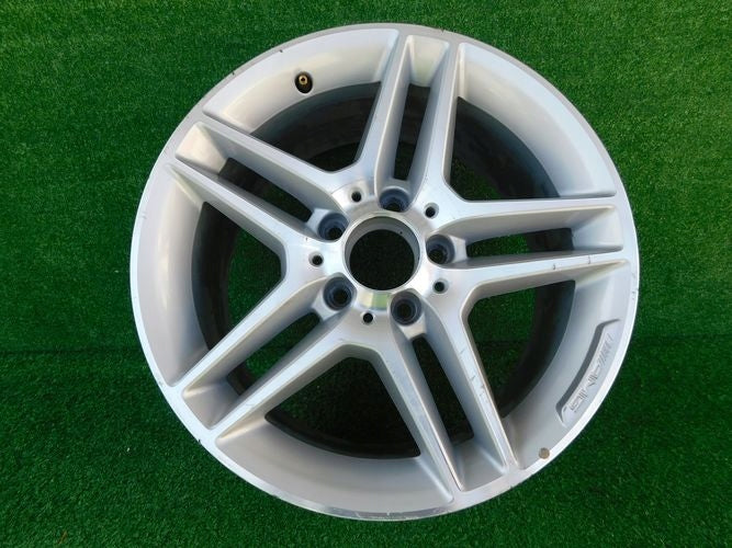 1x Alufelge 17 Zoll 8.5" 5x112 58ET Glanz Schwarz A2044019702 Mercedes-Benz W205