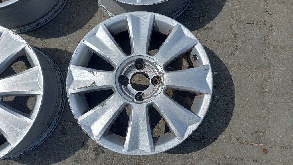 4x Alufelge 17 Zoll 6.5" 4x108 Citroën I Rim Wheel FEL5043685282bk