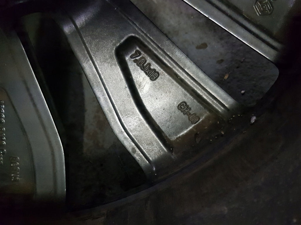 1x Alufelge 19 Zoll 7.0" 5x114.3 40ET 403005400R Renault Megane 1 Koleos Kadjar