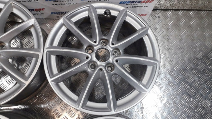 4x Alufelge 16 Zoll 7.0" 5x112 52ET 6855080 BMW F45 F46 Rim Wheel FEL3034950942qk
