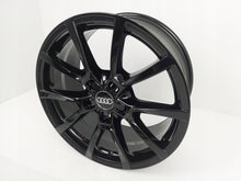 Laden Sie das Bild in den Galerie-Viewer, 4x Alufelge 18 Zoll 8.0&quot; 5x112 39ET Schwarz Audi Rim Wheel
