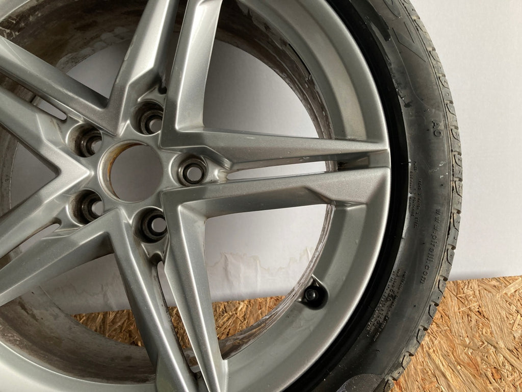 1x Alufelge 18 Zoll 8.0" 5x112 40ET Matt Graphit 8W0601025EC Audi A4 Rim Wheel FEL2931817773hd