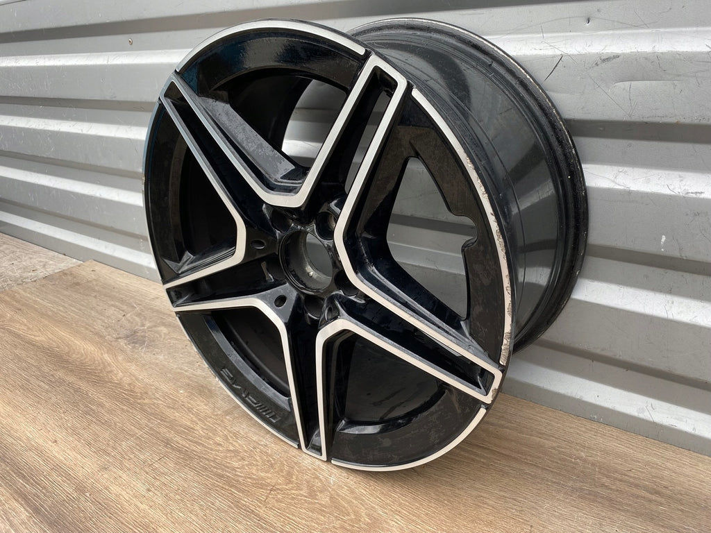 1x Alufelge 18 Zoll 8.5" 5x112 49ET Glanz Graphit A2054019600 Mercedes-Benz Amg