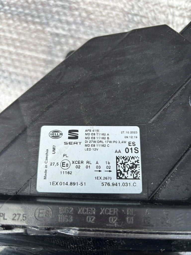 Frontscheinwerfer Seat Ateca 576941031C Full LED Links Scheinwerfer Headlight