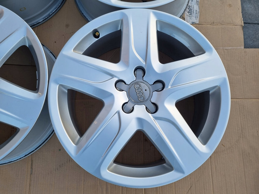 4x Alufelge 18 Zoll 7.0" 5x112 38ET Glanz Silber 4G9601025C Audi A6 C7 B8 FEL1025681050jl