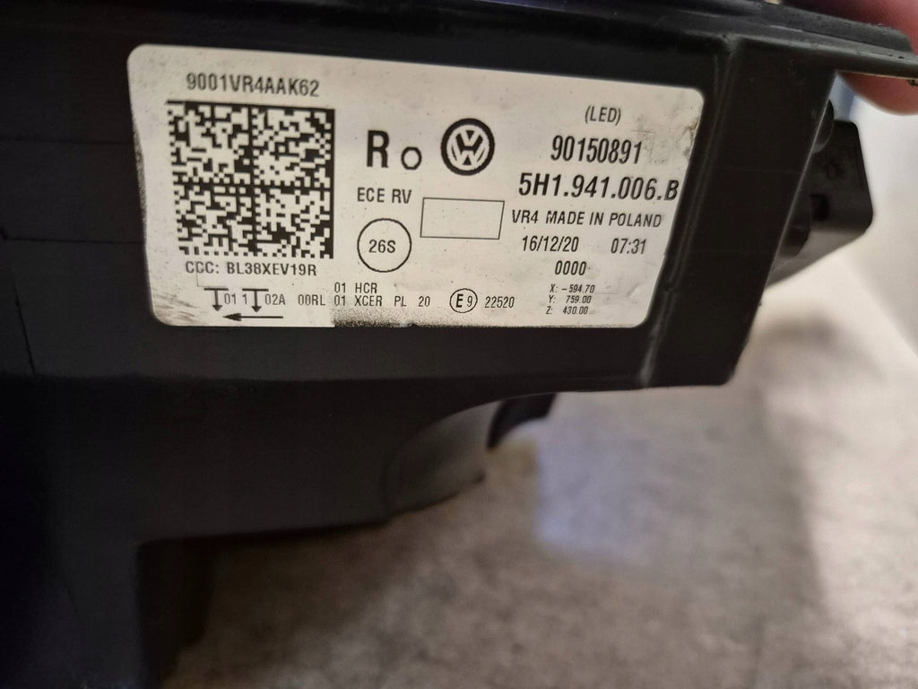 Frontscheinwerfer VW Golf VIII 5H1941006B LED Rechts Scheinwerfer Headlight SCH4210379595cp