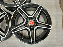 Load image into Gallery viewer, 4x Alufelge 18 Zoll 8.0" 5x112 40ET Glanz Schwarz A1774014000 Mercedes-Benz W177 FEL1371558880ql