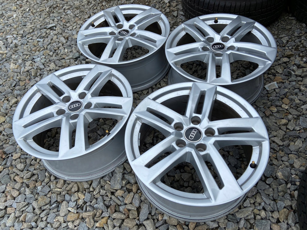 4x Alufelge 17 Zoll 7.0" 5x112 42ET Glanz Silber 8W0601025P Audi A4 B8 Rim Wheel FEL5520448073aw