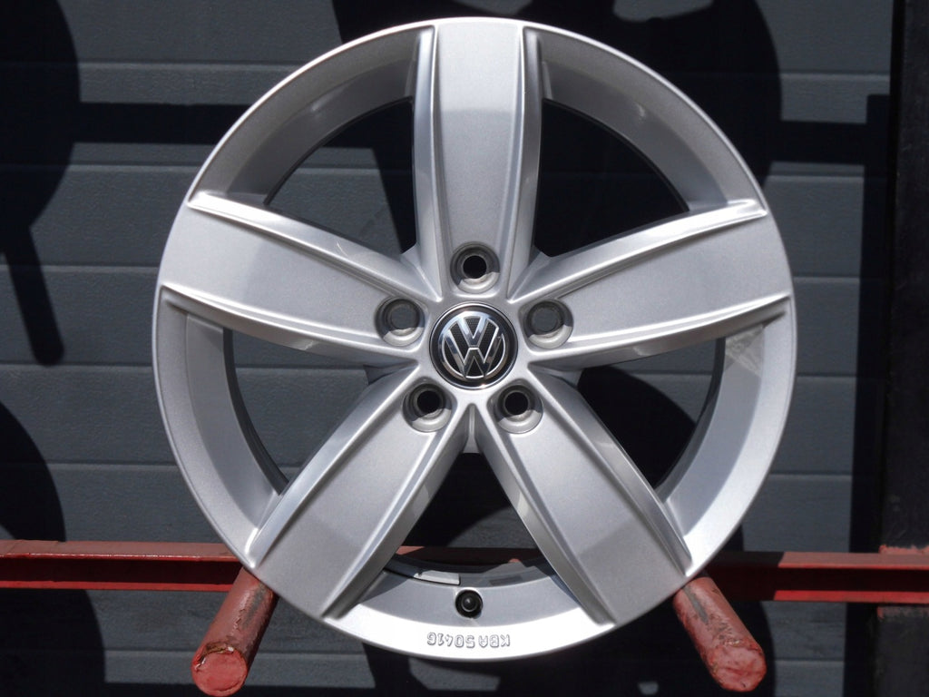 4x Alufelge 15 Zoll 5.5" 5x100 40ET Glanz Silber 2G0071495 Skoda Fabia IV Polo FEL3295865317jm