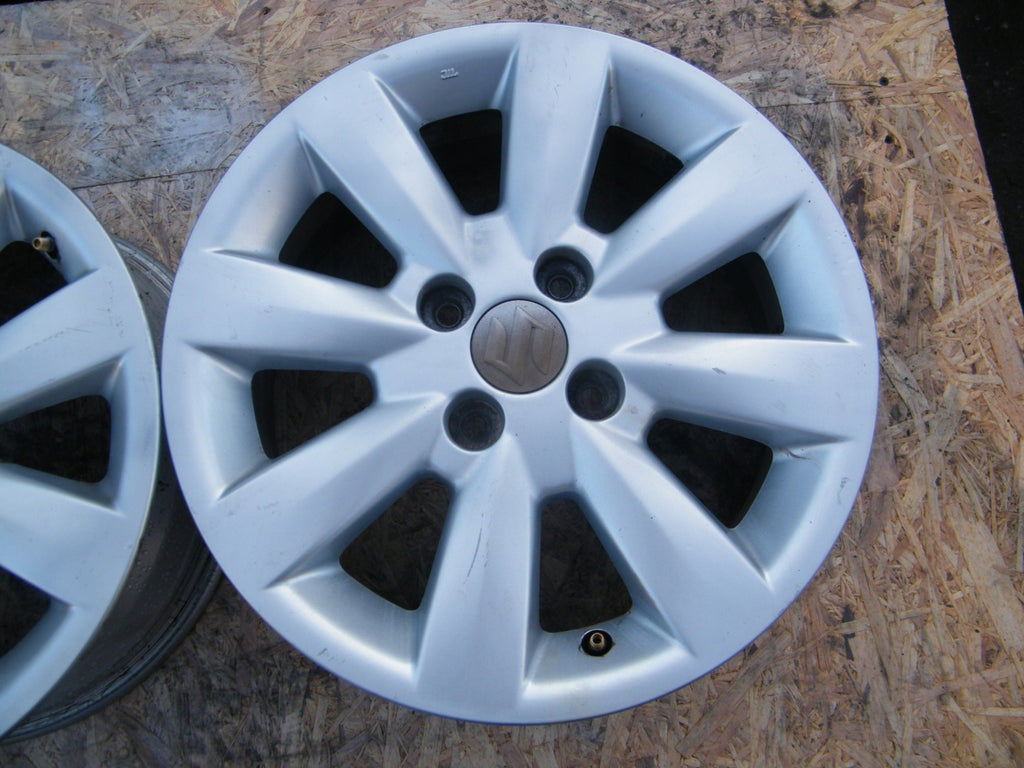 1x Alufelge 15 Zoll 6.0" 4x100 45ET Glanz Silber DH6019 Suzuki Baleno Swift I FEL6556825782dv