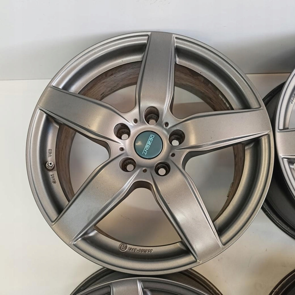 4x Alufelge 17 Zoll 7.5" 5x112 54ET Glanz Grau BMW 2 F45 1 F40 F46 Rim Wheel FEL5525954222fk