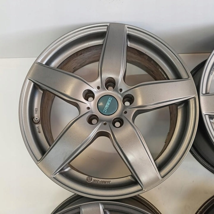 4x Alufelge 17 Zoll 7.5" 5x112 54ET Glanz Grau BMW 2 F45 1 F40 F46 Rim Wheel FEL5525954222fk