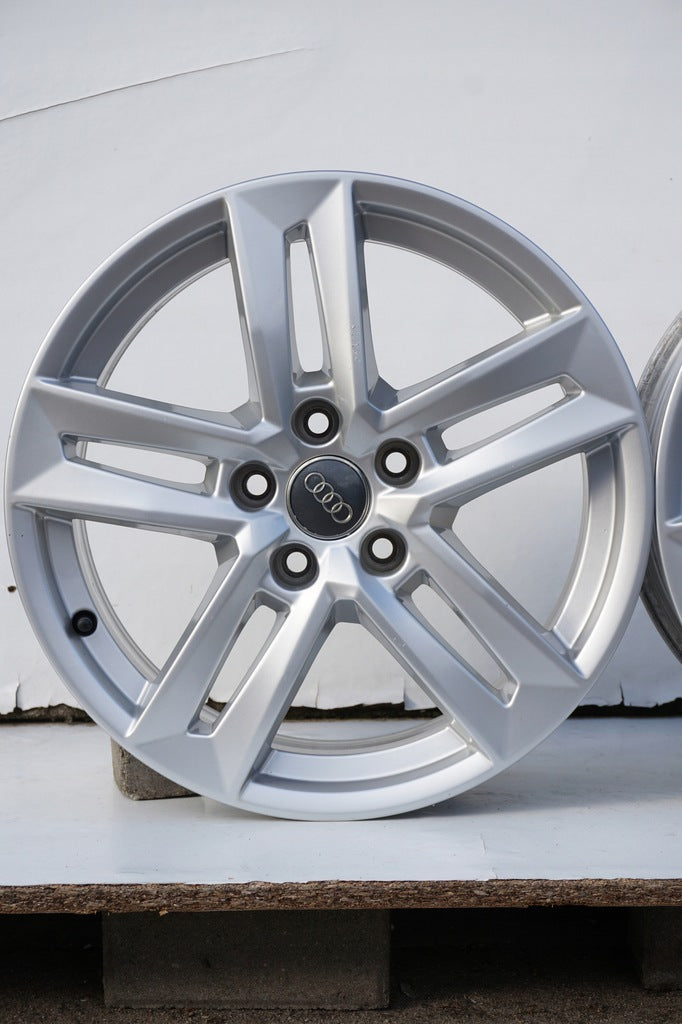 4x Alufelge 17 Zoll 7.0" 5x112 42ET Glanz Silber 8W0601025 Audi Rim Wheel FEL2834719895pd