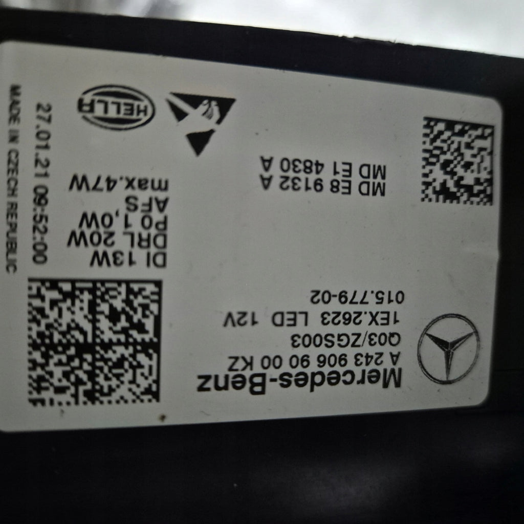 Frontscheinwerfer Mercedes-Benz Eqb A2439069000 Rechts Scheinwerfer Headlight SCH3253560131iq