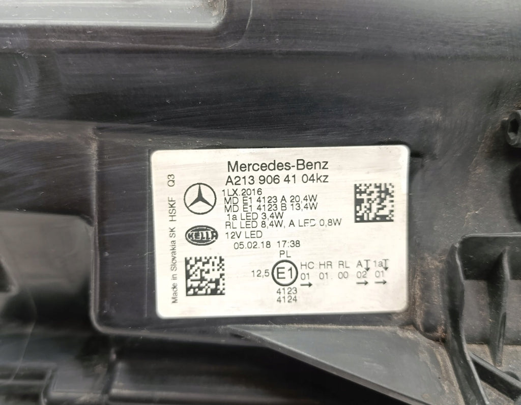 Frontscheinwerfer Mercedes-Benz W213 A2139066401 Links Scheinwerfer Headlight SCH3491731262zk
