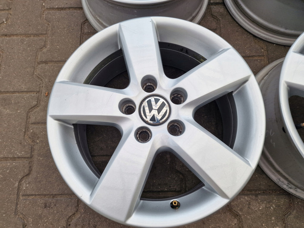 4x Alufelge 16 Zoll 6.5" 5x112 50ET 1T0601025M VW Touran Golf I Rim Wheel FEL9350889808de
