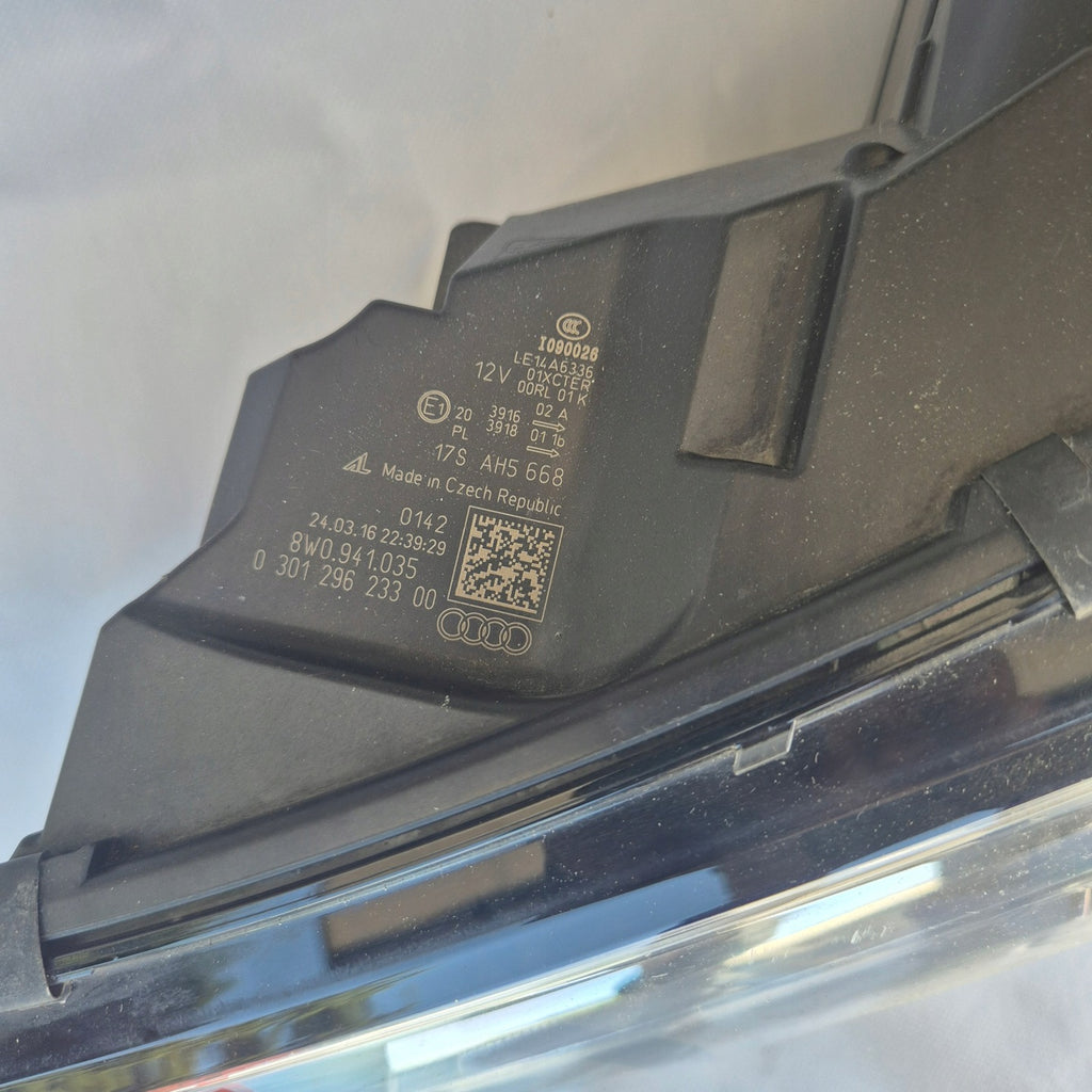 Frontscheinwerfer Audi A4 B9 8W0941035 LED Links Scheinwerfer Headlight SCH6418605281uc