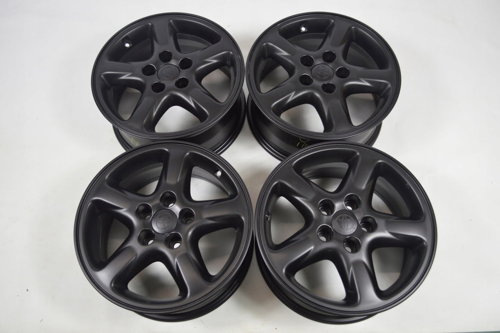 4x Alufelge 16 Zoll 7.0" 5x114.3 35ET Glanz Schwarz Toyota Rav 4 Rim Wheel FEL2743828183xf