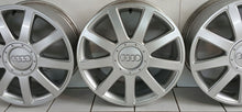 Laden Sie das Bild in den Galerie-Viewer, 4x Alufelge 17 Zoll 7.5" 5x112 43ET Glanz Silber 8D0601025AD Audi C5 A4 B6 B7 FEL6808013507dt