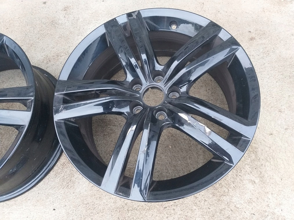 1x Alufelge 17 Zoll 7.0" 5x100 43ET Glanz Schwarz 6J0601025Q Cupra Ibiza