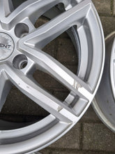 Laden Sie das Bild in den Galerie-Viewer, 4x Alufelge 16 Zoll 6.5" 5x112 41ET Silber KBA53206 Rim Wheel FEL5859356697lf