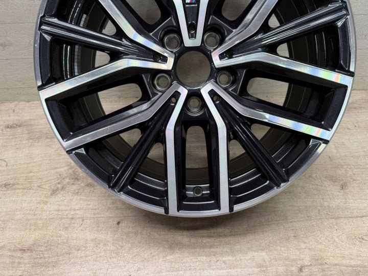 1x Alufelge 18 Zoll 7.5" 5x112 50ET Glanz Schwarz 6891179 BMW F45 Mg Rim Wheel FEL9096871967jy