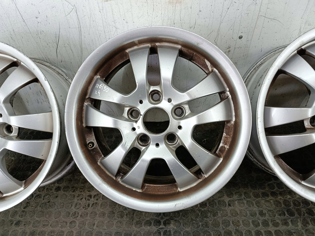4x Alufelge 16 Zoll 7.0" 5x120 34ET Glanz Silber 6765762 BMW 3 E46 Rim Wheel FEL4054913226ug
