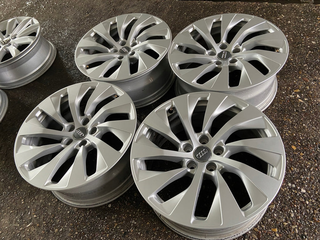 4x Alufelge 18 Zoll 8.0" 5x112 26ET Glanz Silber 4K8601025 Audi Rim Wheel FEL3267275851zq