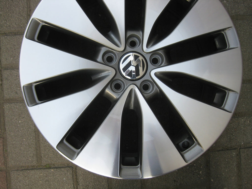 1x Alufelge 18 Zoll 7.5" 5x112 51ET Silber 1K0601025BE VW Golf Rim Wheel FEL2004931779lr