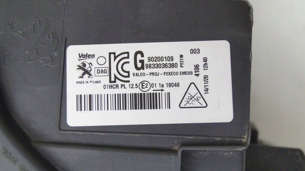 Frontscheinwerfer Peugeot 208 II 90200109 LED Ein Stück (Rechts oder Links) SCH2944983063ol