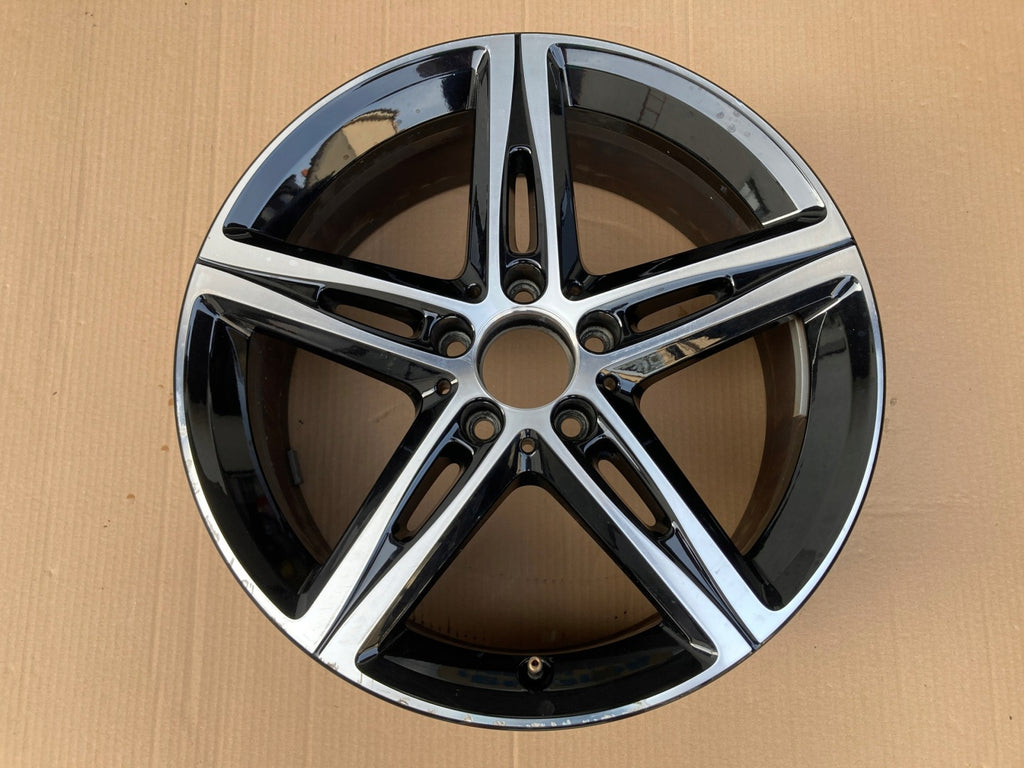 1x Alufelge 18 Zoll 7.5" 5x112 49ET Glanz Schwarz A1774010700 Mercedes-Benz W177 FEL7865097698tm