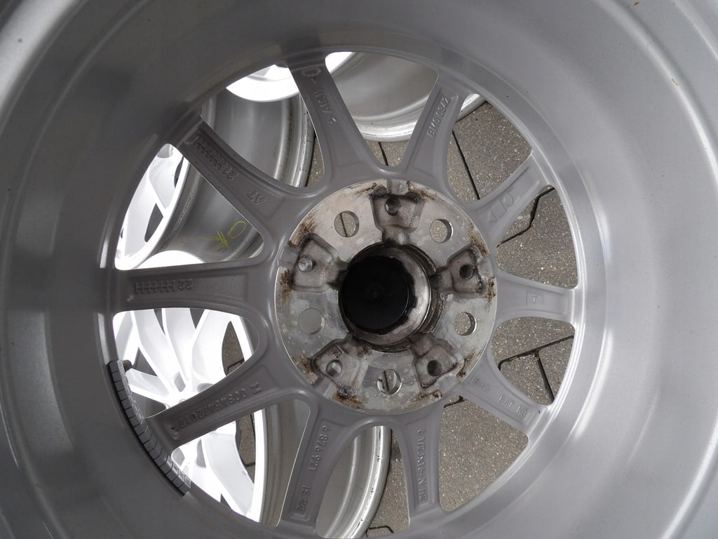 4x Alufelge 16 Zoll 6.5" 5x112 22ET Glanz Silber BMW Rim Wheel FEL2864618507hn