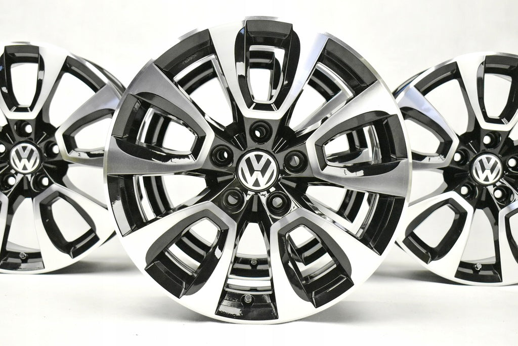 4x Alufelge 17 Zoll 8.0" 5x120 49ET Glanz Schwarz 2H6601025A VW Amarok Rim Wheel FEL3946855473wd