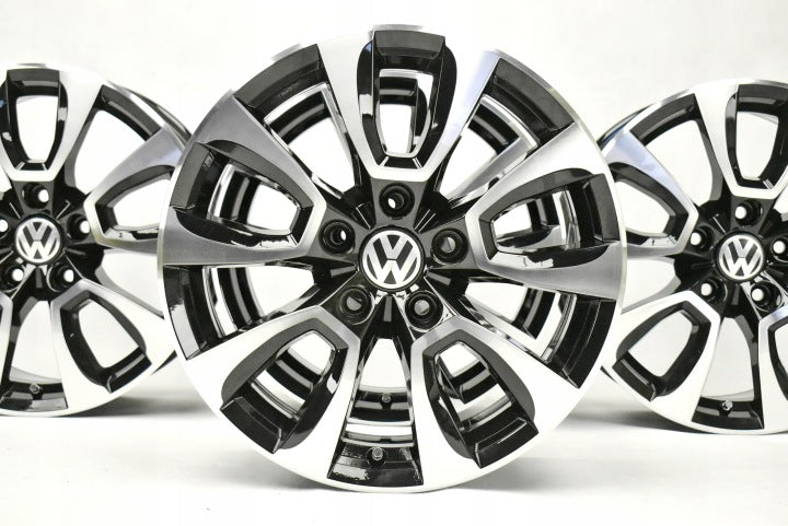 4x Alufelge 17 Zoll 8.0" 5x120 49ET Glanz Schwarz 2H6601025A VW Amarok Rim Wheel FEL3946855473wd